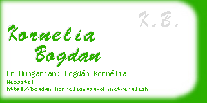 kornelia bogdan business card